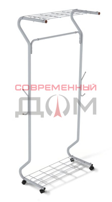 Вешалка Sheffilton SHT-WR546 B1-53 серый/черный